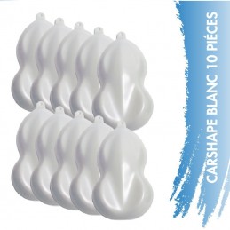 Carshape blanc 10 pièces