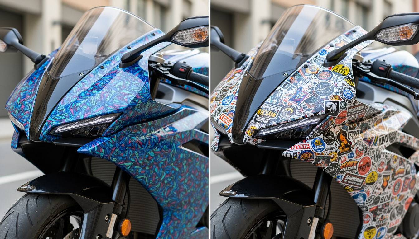 découvrez les avantages de l'hydrographie pour protéger vos carénages et comparez sa solidité avec celle des stickers. faites le meilleur choix pour une finition durable et esthétique.