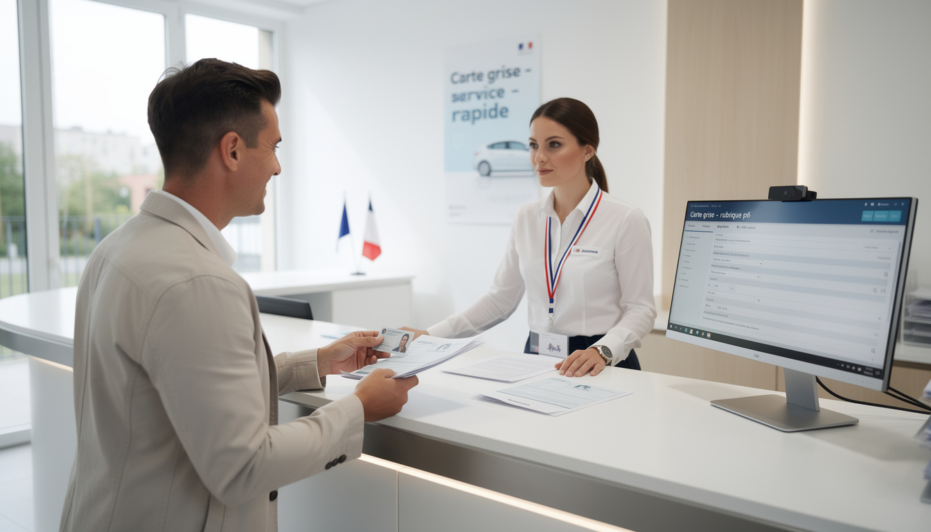 P6 carte grise : comment obtenir votre certificat rapidement ?